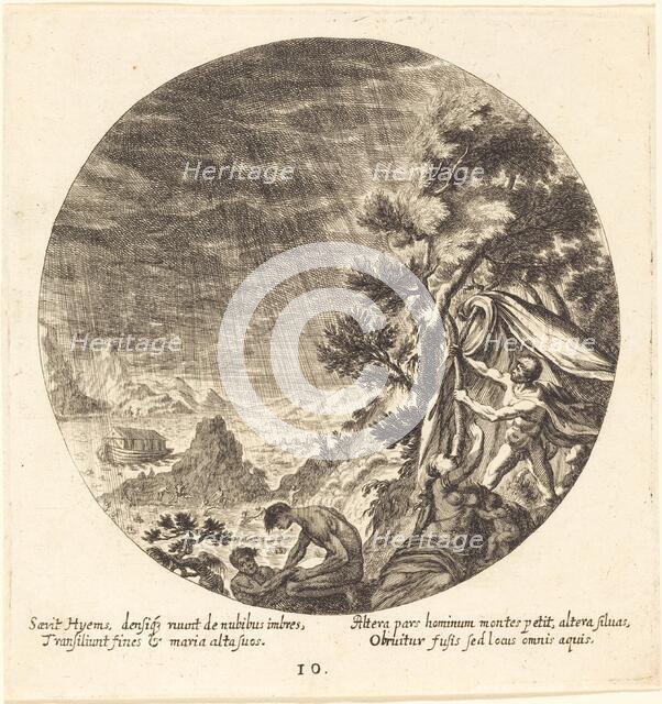 The Flood, 1665. Creator: Georg Andreas Wolfgang.