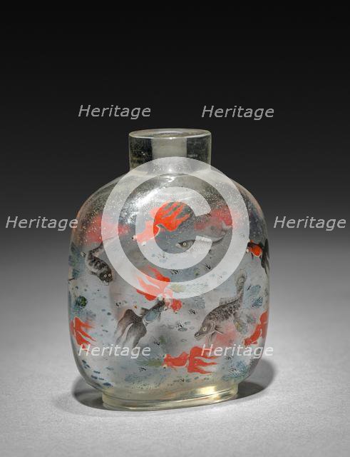 Snuff Bottle with Stopper, 1736-1795. Creator: Unknown.