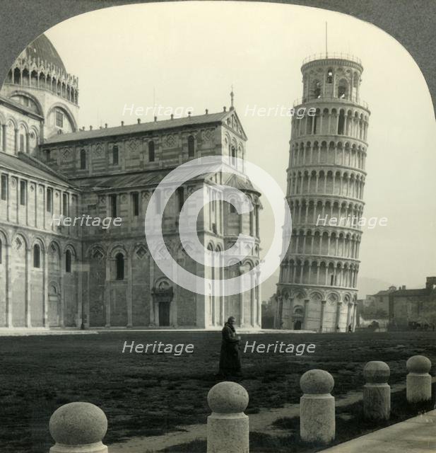 'The Leaning Tower and Eleventh Century Cathedral, Pisa, Italy', c1930s. Creator: Unknown.