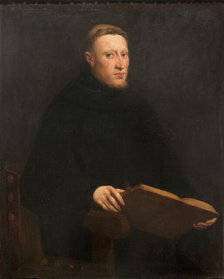 Portrait of Onofrio Panvinio (1530-1568), ca 1555. Creator: Tintoretto, Jacopo (1518-1594).