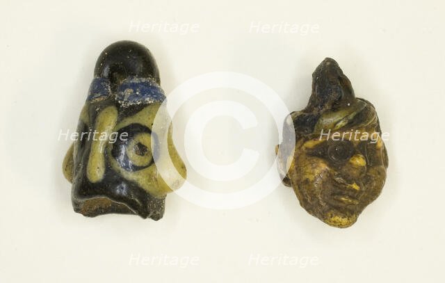 Head Pendants, Carthage, Roman Period (30 BC-395 AD). Creator: Unknown.