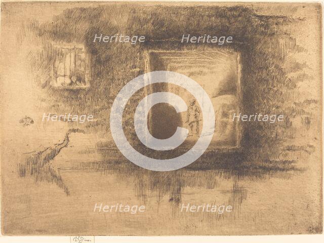 Nocturne: Furnace, 1880. Creator: James Abbott McNeill Whistler.