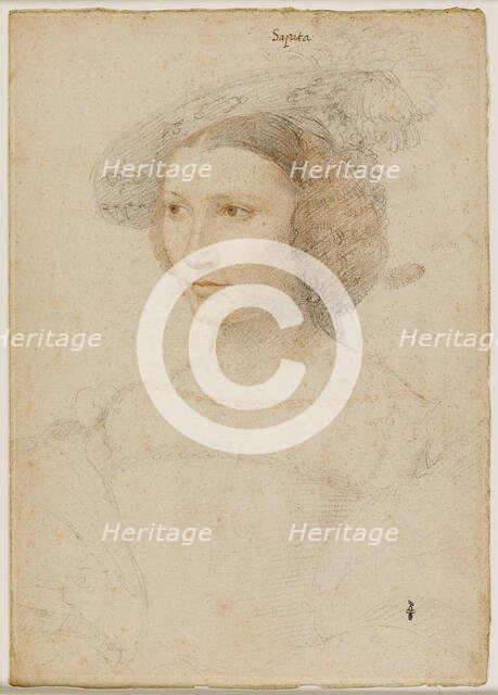 Portrait of Doña Leonor Zapata, 1531. Creator: Clouet, Jean (c. 1485-1541).