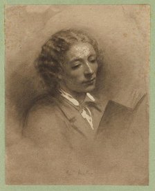 Portrait of the Poet John Keats (1795-1821). Creator: Newton, Ann Mary (1832-1866).