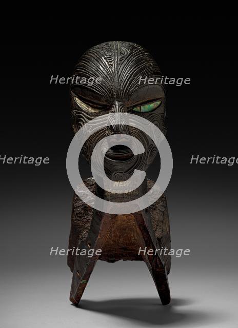 Fishing Canoe Prow, 1800s. Creator: Unknown.