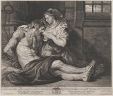 Cimon and Pero, ca. 1650-80. Creator: Cornelis van Caukercken.
