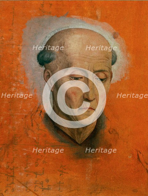 Tête de saint, 15th century. Creator: Memling; Hans (1433/40-1494).