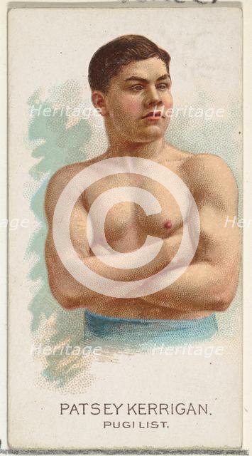 Patsey Kerrigan, Pugilist, from World's Champions, Series 2 (N29) for Allen & Ginter Cigar..., 1888. Creator: Allen & Ginter.