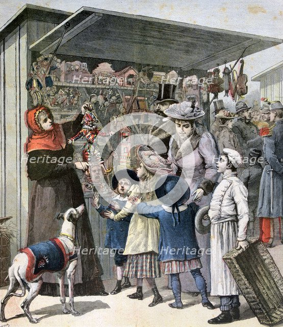 New Year's Day, Paris, 1892. Artist: Henri Meyer