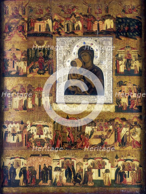 Icon of Mary the Mother of God, Russian, 17th century. Artist: Unknown