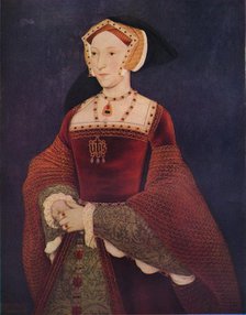 'Portrait of Jane Seymour by Holbein', 1536, (1936). Creator: Hans Holbein the Younger.