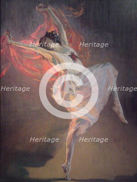 Ballerina Anna Pavlova (1881-1931), 1910s. Artist: Lavery, Sir John (1856-1941)