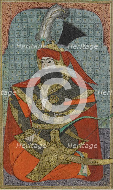 Portrait of Murad IV (1612-1640), Sultan of the Ottoman Empire, c. 1710. Artist: Anonymous  