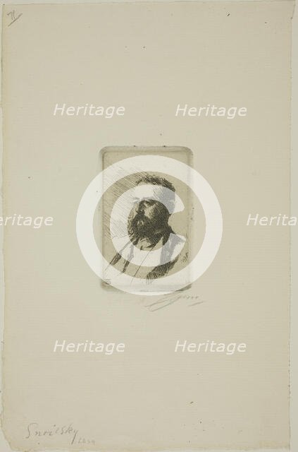 Carl Snoilsky, 1888. Creator: Anders Leonard Zorn.