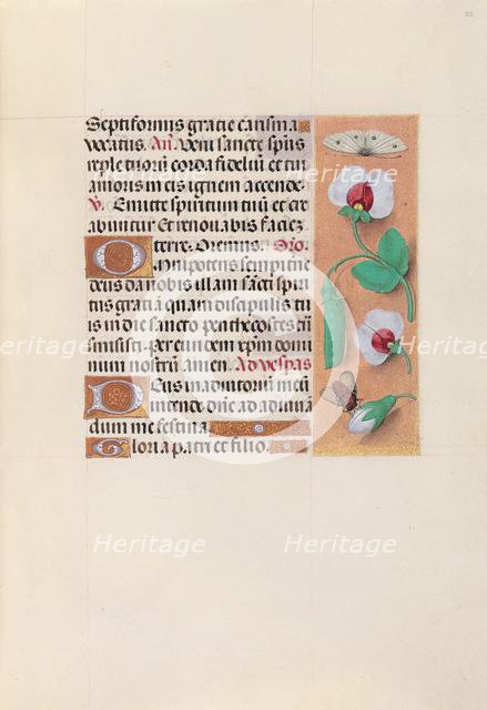 Hours of Queen Isabella the Catholic, Queen of Spain: Fol. 35r, c. 1500. Creator: Master of the First Prayerbook of Maximillian (Flemish, c. 1444-1519); Associates, and.