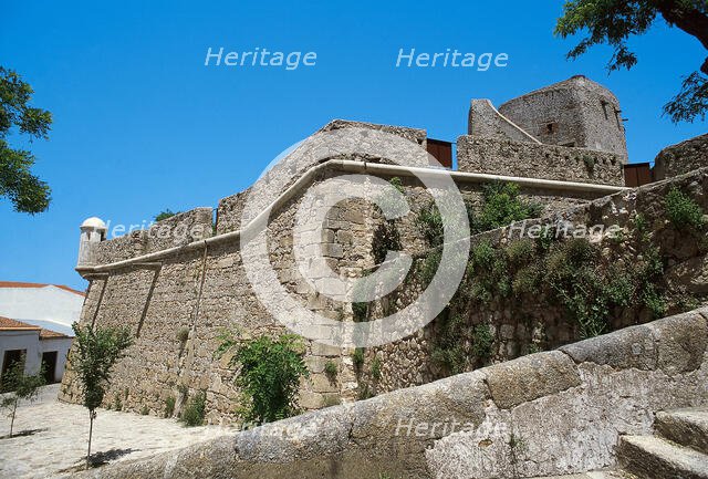View of the castle, Valencia de Alcantara, Extremadura, Spain, 2008.  Creator: LTL.