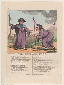 Pilgrims and the Peas, May 1, 1807., May 1, 1807. Creator: Thomas Rowlandson.
