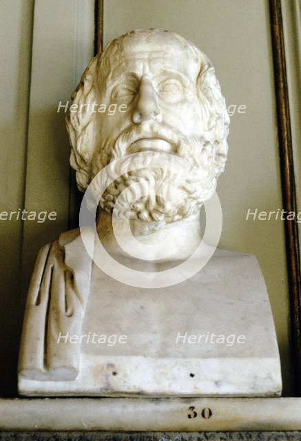 Euripedes, Ancient Greek tragedian. Artist: Unknown