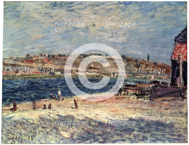 'River Banks at Saint-Mammès', 1884.  Artist: Alfred Sisley