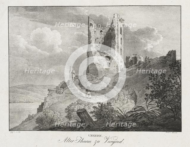 Ungern, Alter Thurn zu Vicegrad. Creator: Jakob Alt (Austrian, 1789-1872).