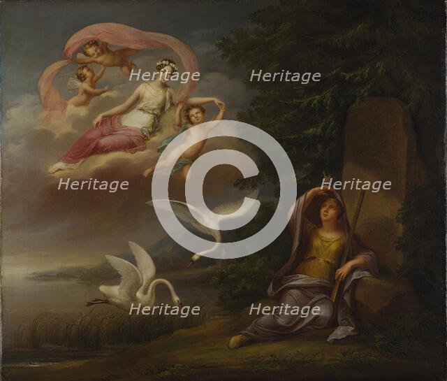 Allegory of Crown Princess Josefina's arrival in Sweden, 1823. Creator: Fredric Westin.