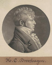 H. C. Dwerhagen, 1804. Creator: Charles Balthazar Julien Févret de Saint-Mémin.