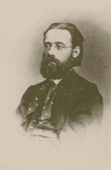 Portrait of the composer Bedrich Smetana, 1866. Creator: Anonymous.