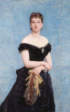 Madame Louis Singer, 1884. Creator: Paul-Jacques-Aime Baudry.