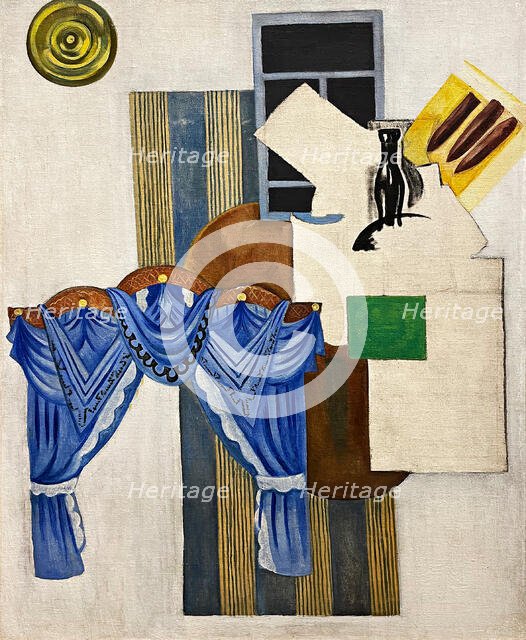 Room (Interior), 1915. Creator: Rozanova, Olga Vladimirovna (1886-1918).