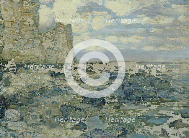 On the sea beach, (1902?). Creator: Wenzel Radimsky.