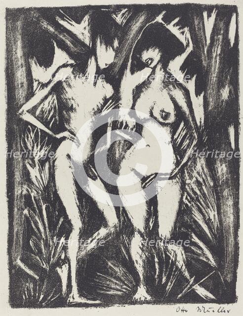 Adam and Eve (Adam und Eva), 1920/1923. Creator: Otto Mueller.