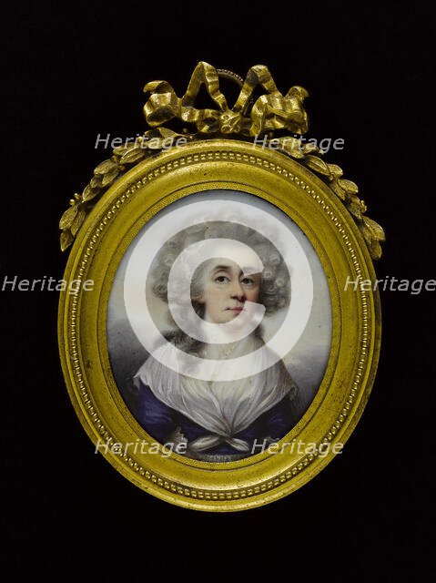 Portrait de jeune femme au fichu blanc. Creator: Ecole Francaise.