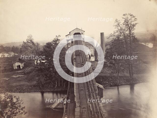 Von Storch Breaker, Del. & Hudson Canal Co., c. 1863-1865. Creator: Thomas H. Johnson.