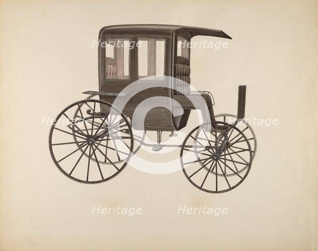 Cab or Cabriole, c. 1936. Creator: Fred Weiss.