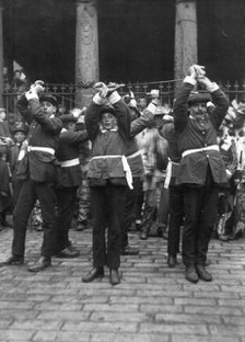 Sleights Sword Dancers, East Side, Whitby, Yorkshire, c1912. Artist: Cecil Sharp