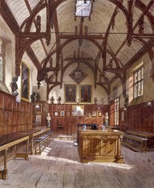 Staple Inn hall, London, 1882 . Artist: John Crowther