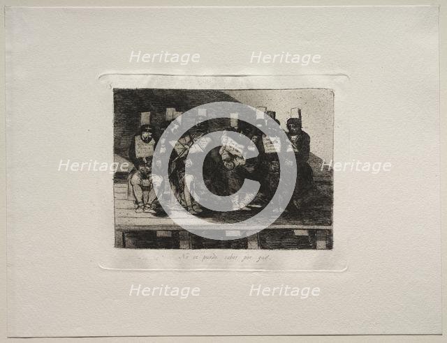 The Horrors of War: One Cant Tell Why. Creator: Francisco de Goya (Spanish, 1746-1828).