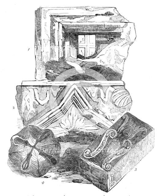 Fragments of St. John's-Gate, Clerkenwell, 1856.  Creator: Unknown.