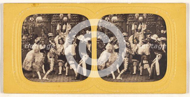 Scene of unidentified play, about 1860. Creator: E Lamy.