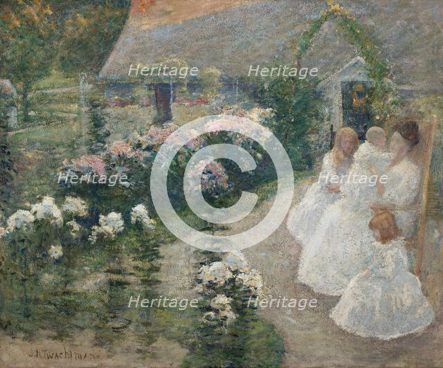 On the Terrace, ca. 1890-1900. Creator: John Henry Twachtman.