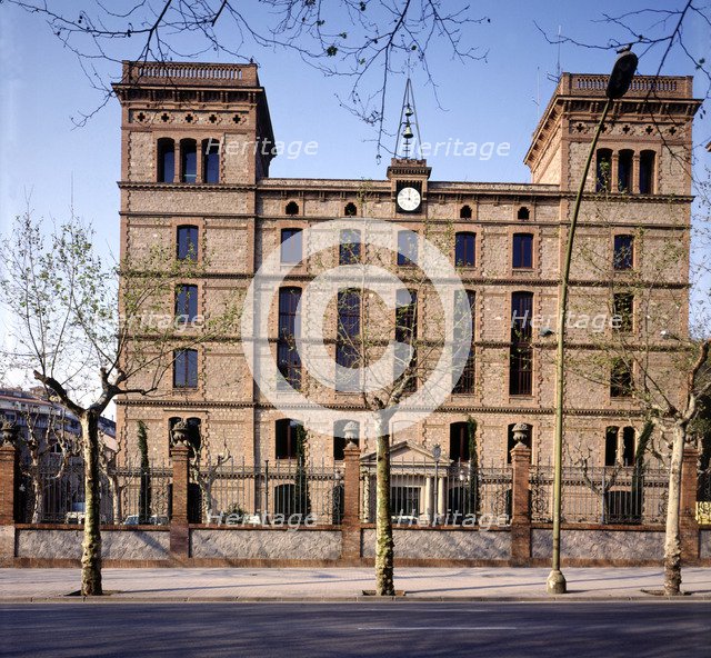 Clock Building (1868-1869) by the architect Rafael Gustavino, currently home to various departmen…