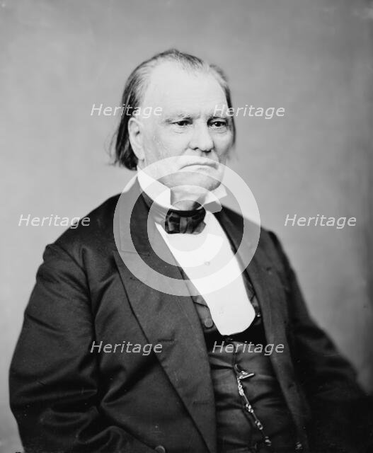 Benjamin Franklin Wade of Ohio, between 1860 and 1875. Creator: Unknown.