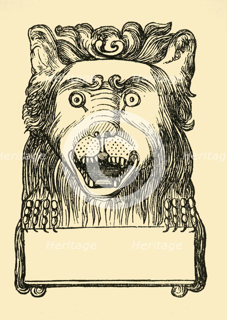 'The Lion's Head at Button's.', (1881). Creator: Unknown.