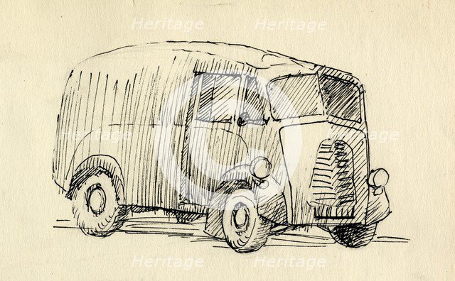 Van, 1951. Creator: Shirley Markham.