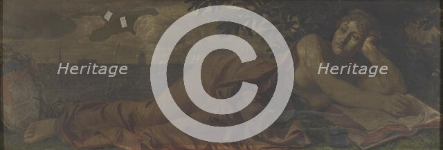 Allegory of the City of Paris, late 19th century.  Creator: Joseph Blanc.