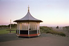 Shelter on the promenade at Lytham St Anne's, Lancashire, 1999. Artist: P Williams