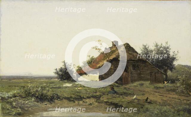 Farm in the Open Fields, 1860-1903. Creator: Paul Joseph Constantin Gabriel.