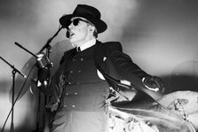 Dave Vanian, The Damned live at Alexandra Palace, London, Apr 2023. Creator: Annapaola Marchesani.