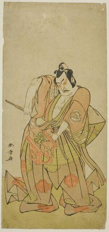 The Actor Nakamura Sukegoro II in an Unidentified Role, Japan, c. 1779. Creator: Shunsho.
