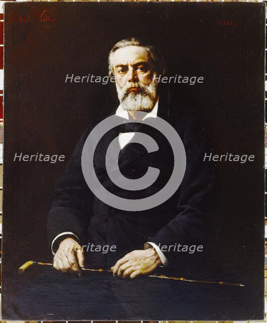 Jules Vallès (1832-1885), writer and journalist, 1881. Creator: Andre Gill.